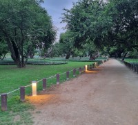 성주 성밖숲, 야간조명으로 한층 밝아진 산책길!