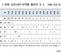 경북도, 코로나19 26일 브리핑… 추가 확진자 49명 발생 총 249명